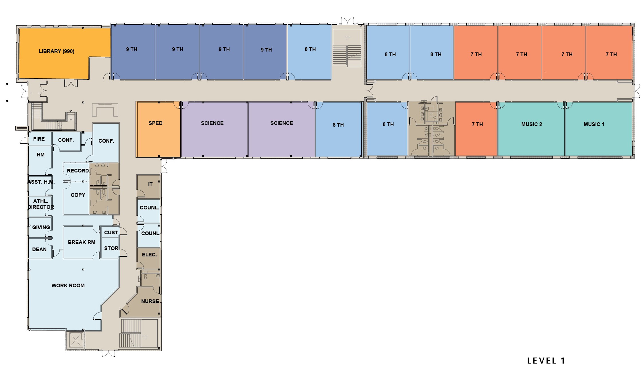 GHI Upper Layout Level 1 - Great Hearts Irving, Serving Grades K-12