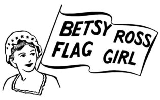 Betsy Ross Flag Girl